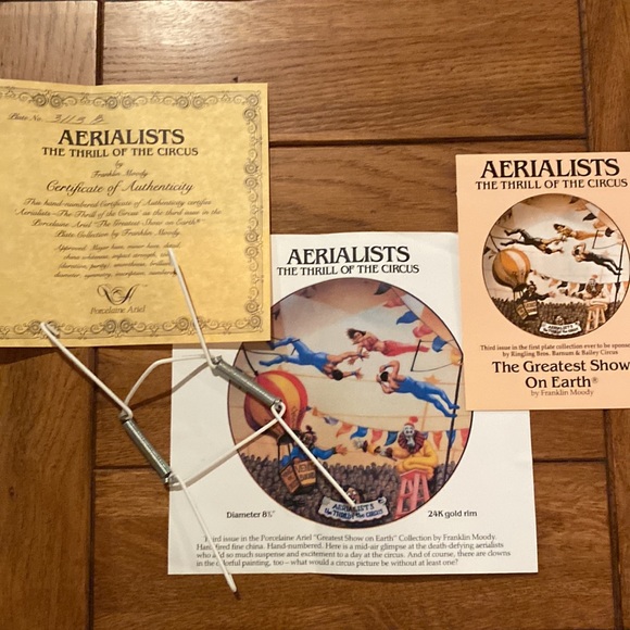 The Greatest Show on Earth Aerialists Plate. - Picture 4 of 5